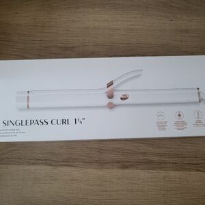T3 SinglePass Curl 1.25 Inch in White and Rose Gold